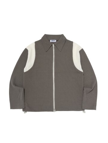 모던 클래식 니트 가디건 (카키)