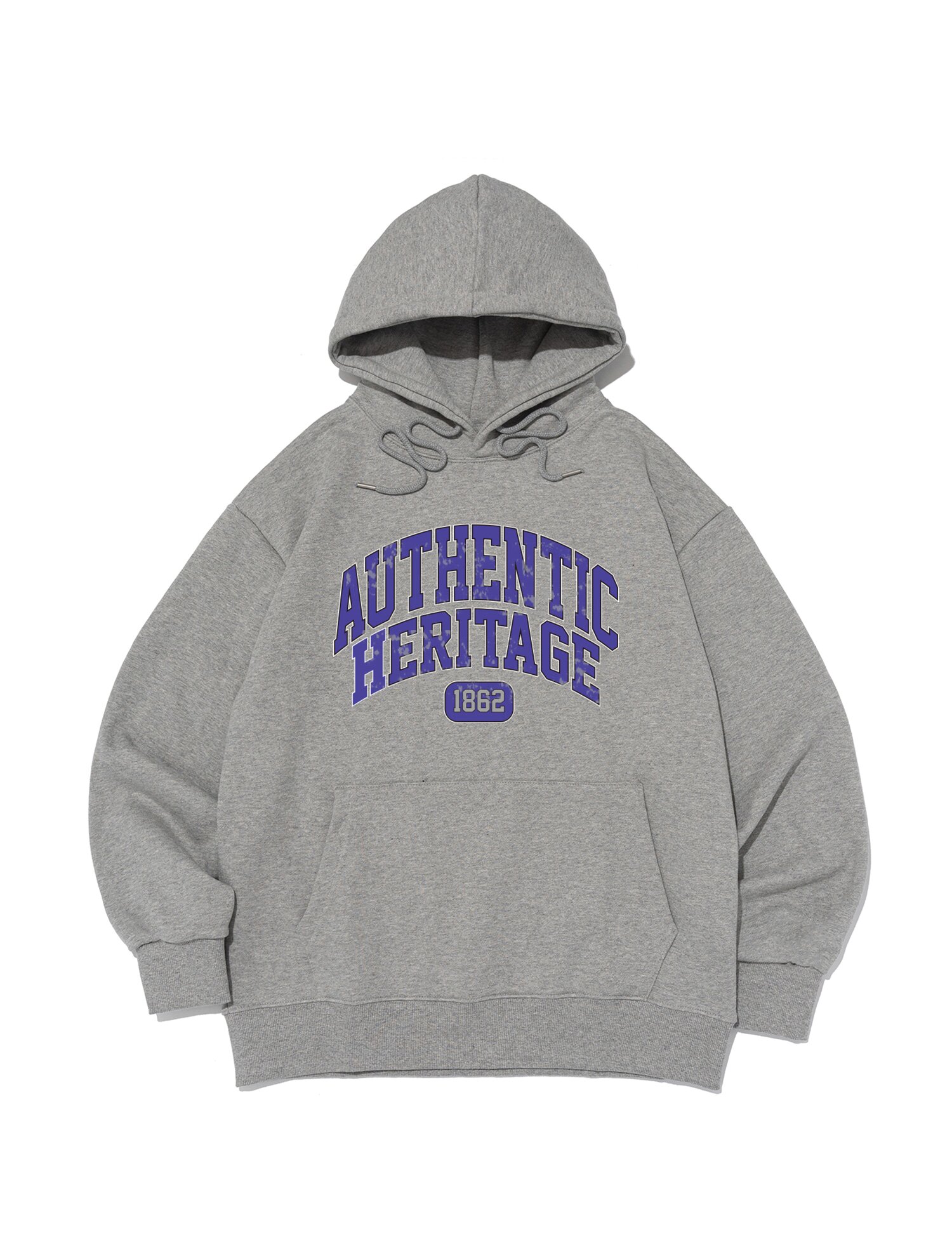 뉴 헤리테이지 오버핏 후드티 (그레이)