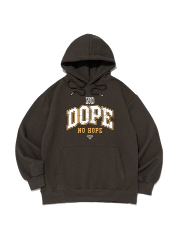 DOPE 오버핏 후드티 (카키)