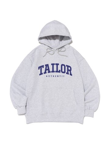 엔비엘 스탠다드 로고 후드 (화이트멜란지)