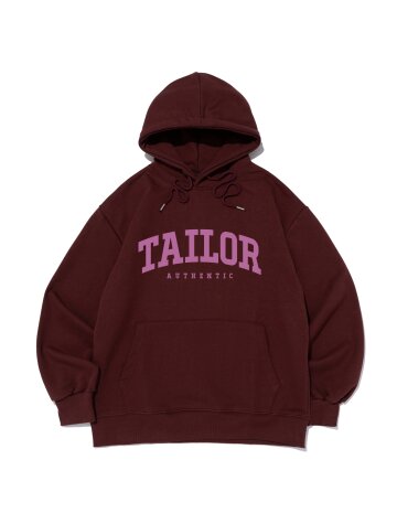 엔비엘 스탠다드 로고 후드 (와인)