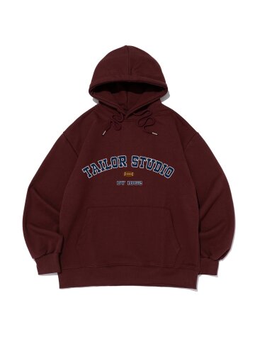 컬리지 아치 로고 후드 (와인)