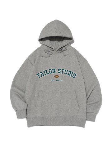 컬리지 아치 로고 후드 (멜란지)