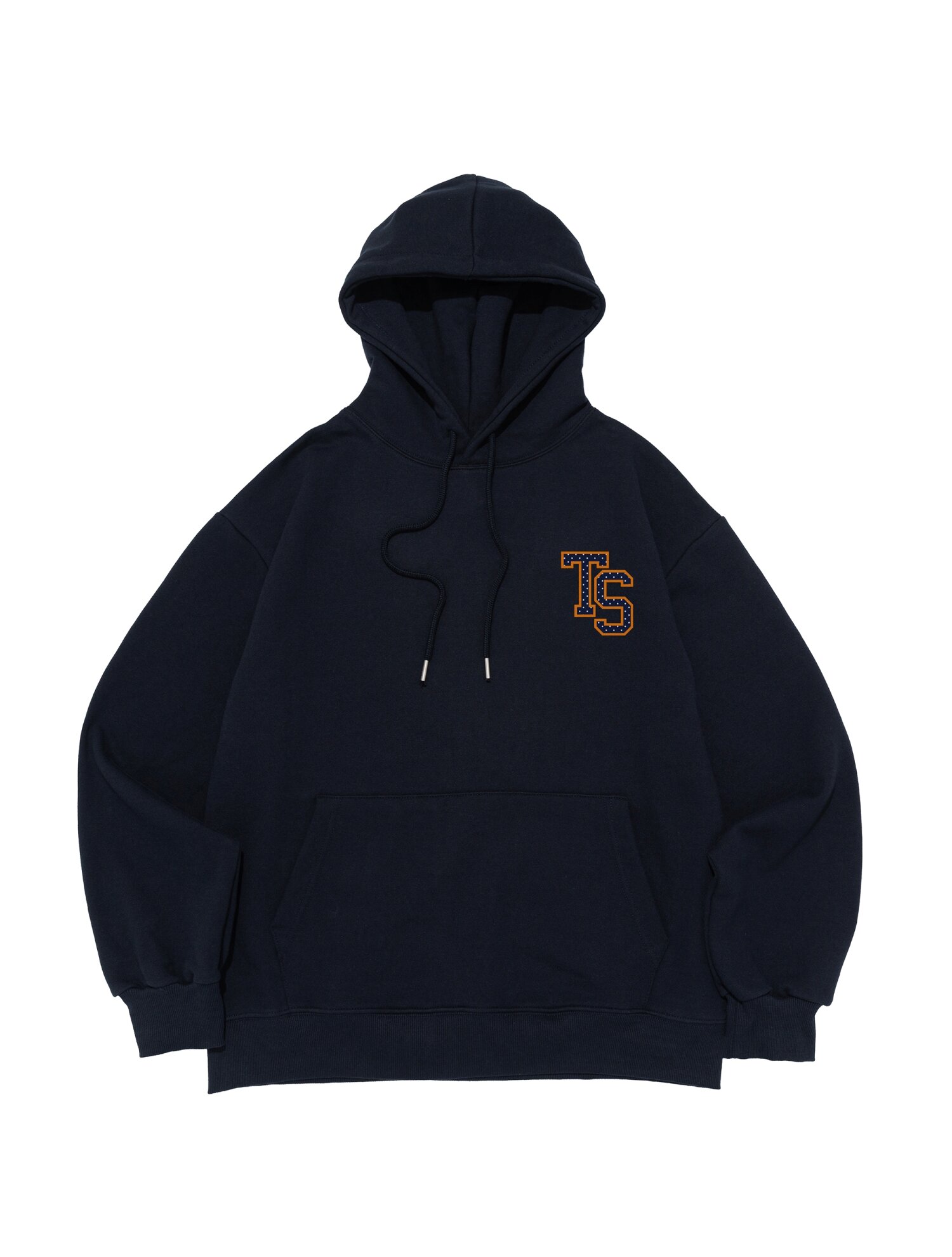 TS 도트 로고 후드티 (네이비)
