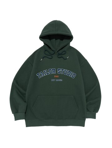 컬리지 아치 로고 후드 (그린)