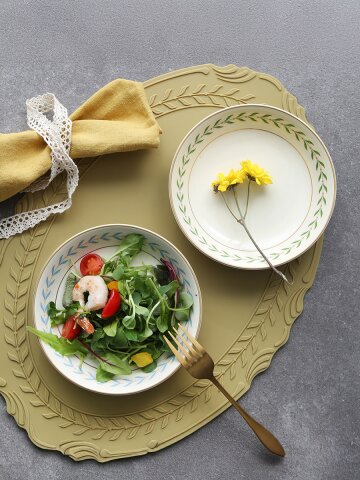 시라쿠스 로렐 리프 찬기 L 16cm