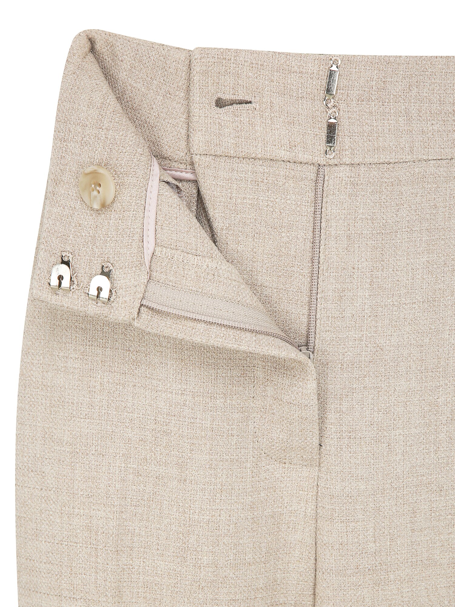 울 멜란지 부츠컷 팬츠 (MELANGE BEIGE)