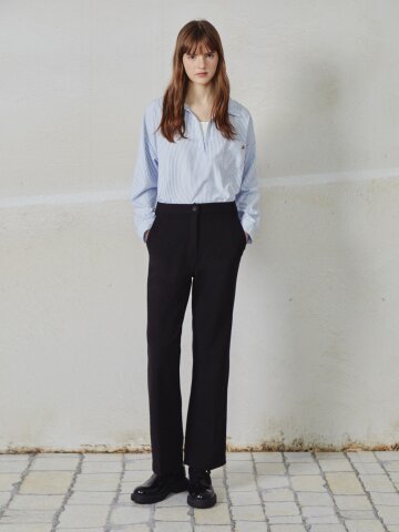 베이직 부츠컷 슬랙스 팬츠 