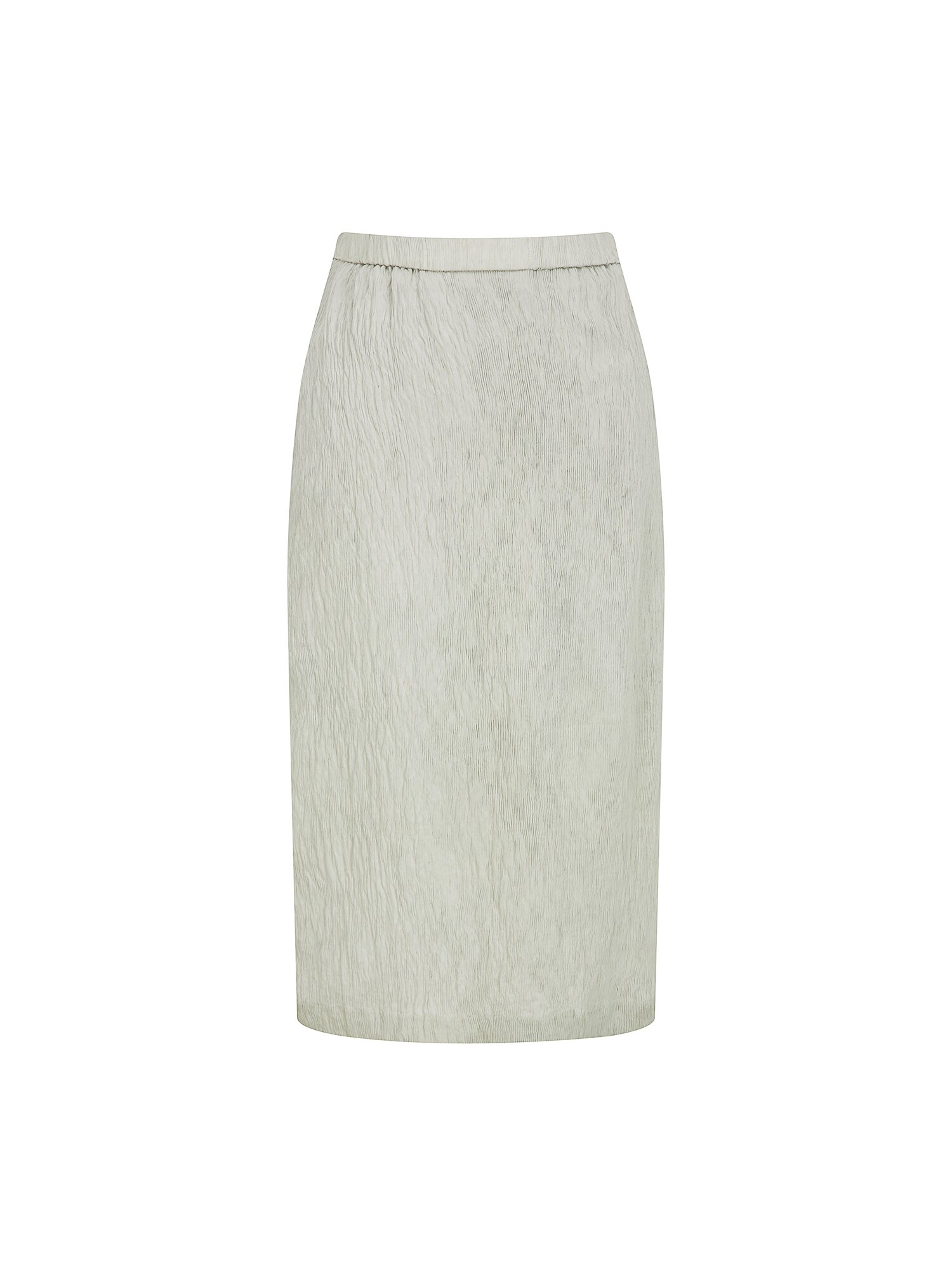 린넨 링클 밴딩 H라인 스커트 (LIGHT GREY)