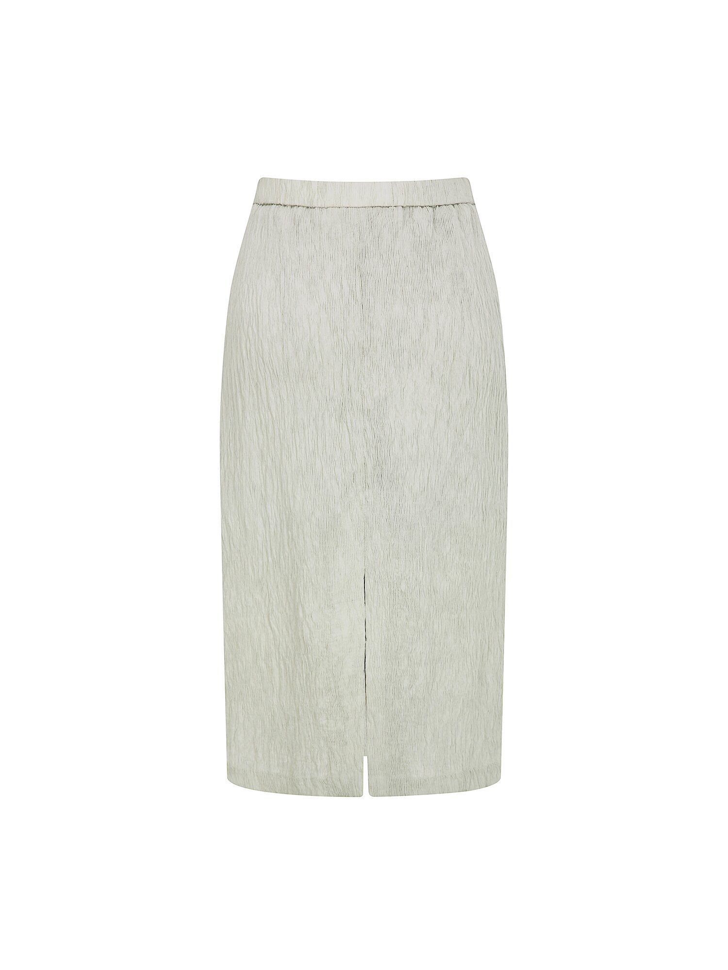 린넨 링클 밴딩 H라인 스커트 (LIGHT GREY)