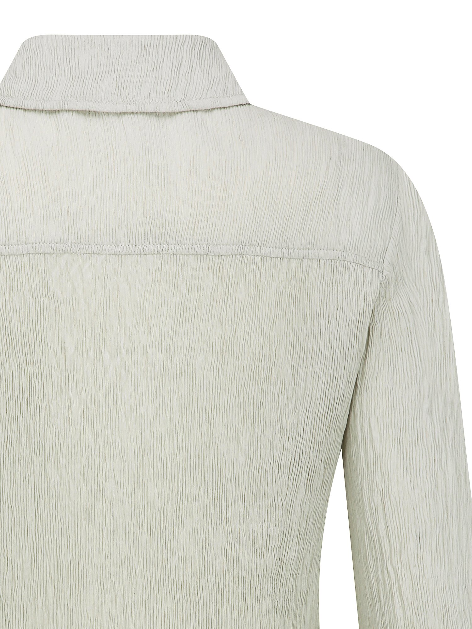 린넨 링클 슬림핏 블라우스 (LIGHT GREY)