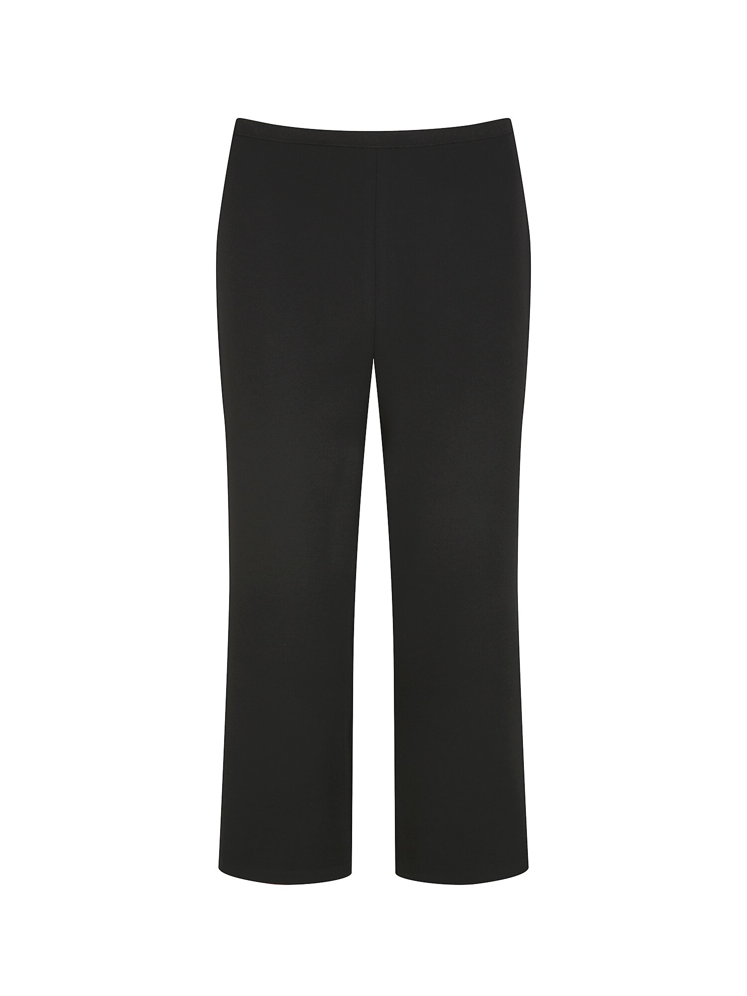 스판 배색 7부 팬츠 (BLACK)