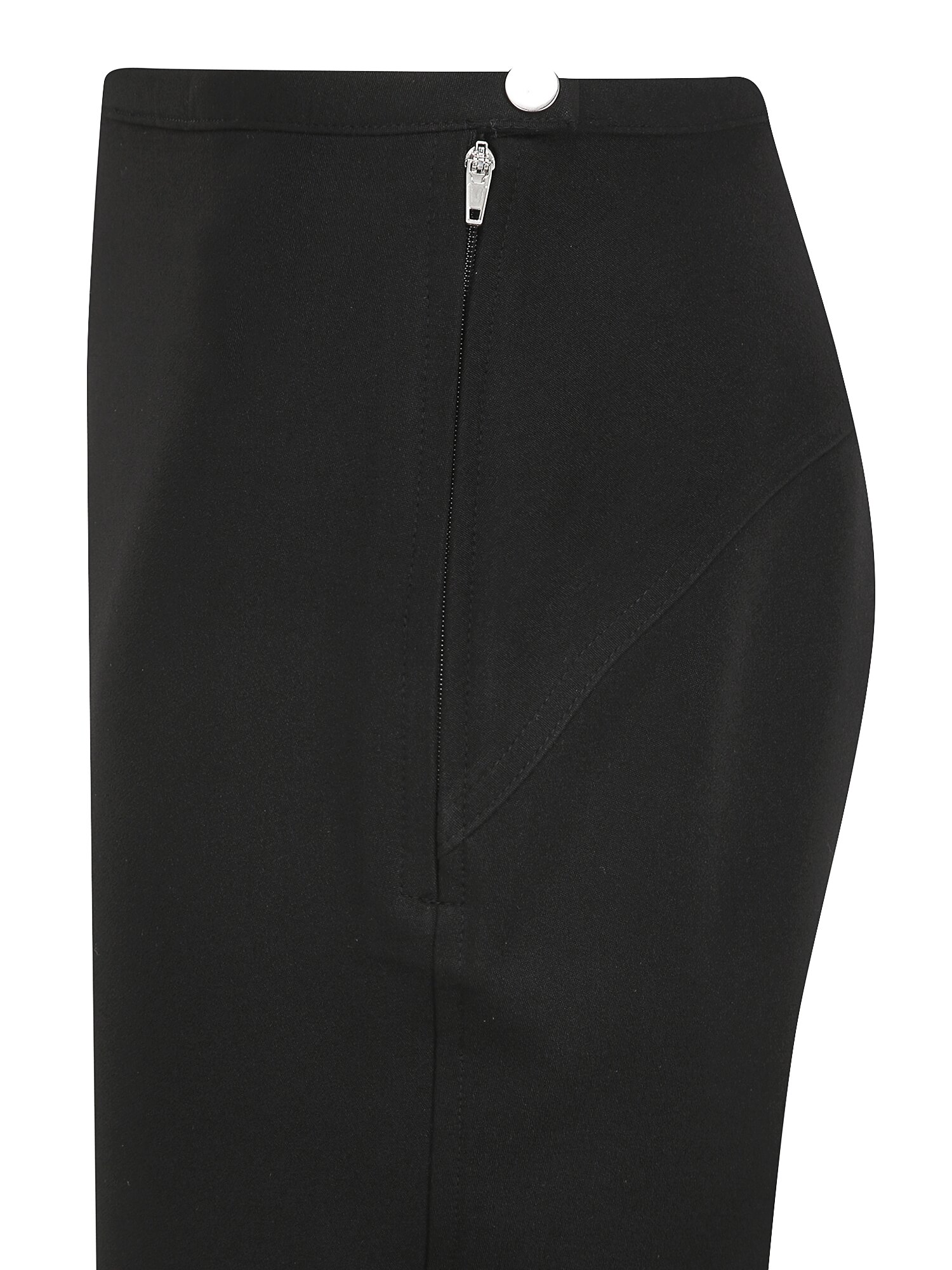 스판 배색 7부 팬츠 (BLACK)