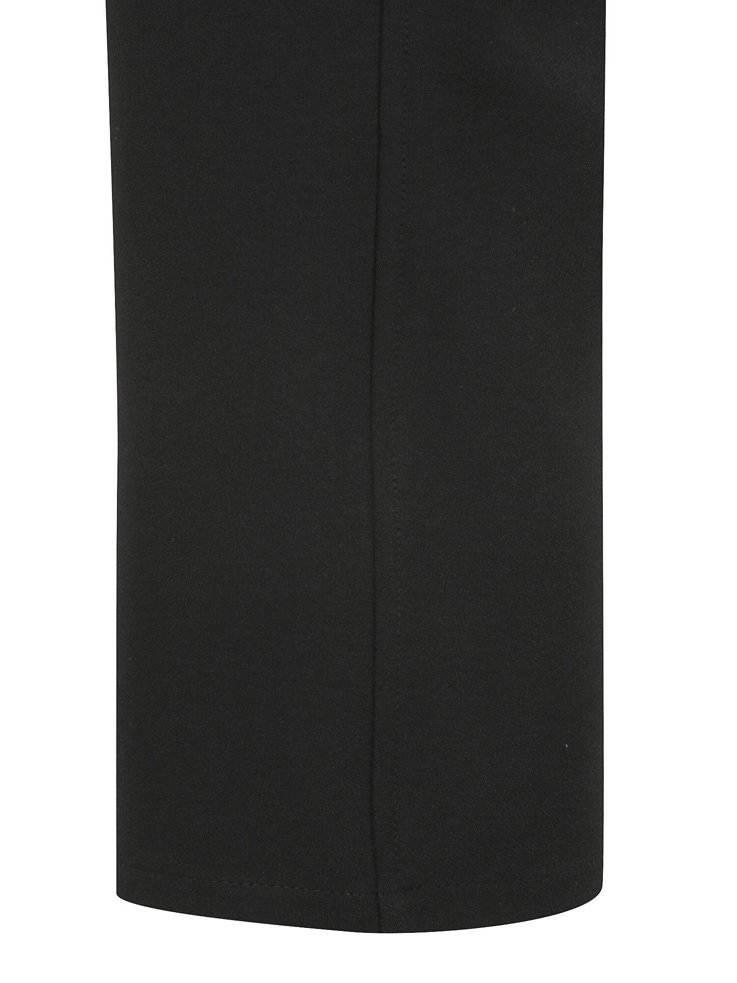 스판 배색 7부 팬츠 (BLACK)