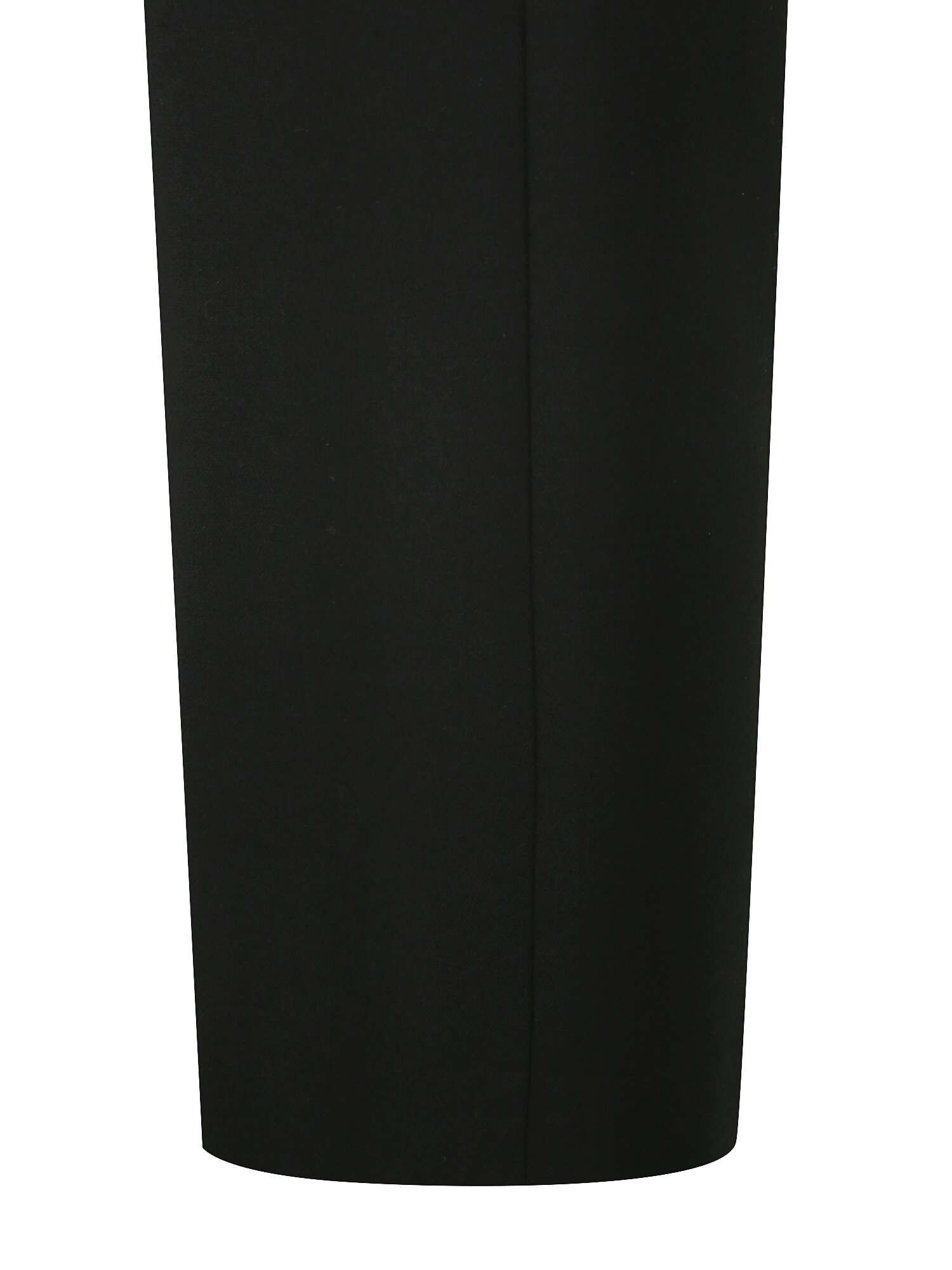 울 스판 세미 부츠컷 팬츠 (BLACK)