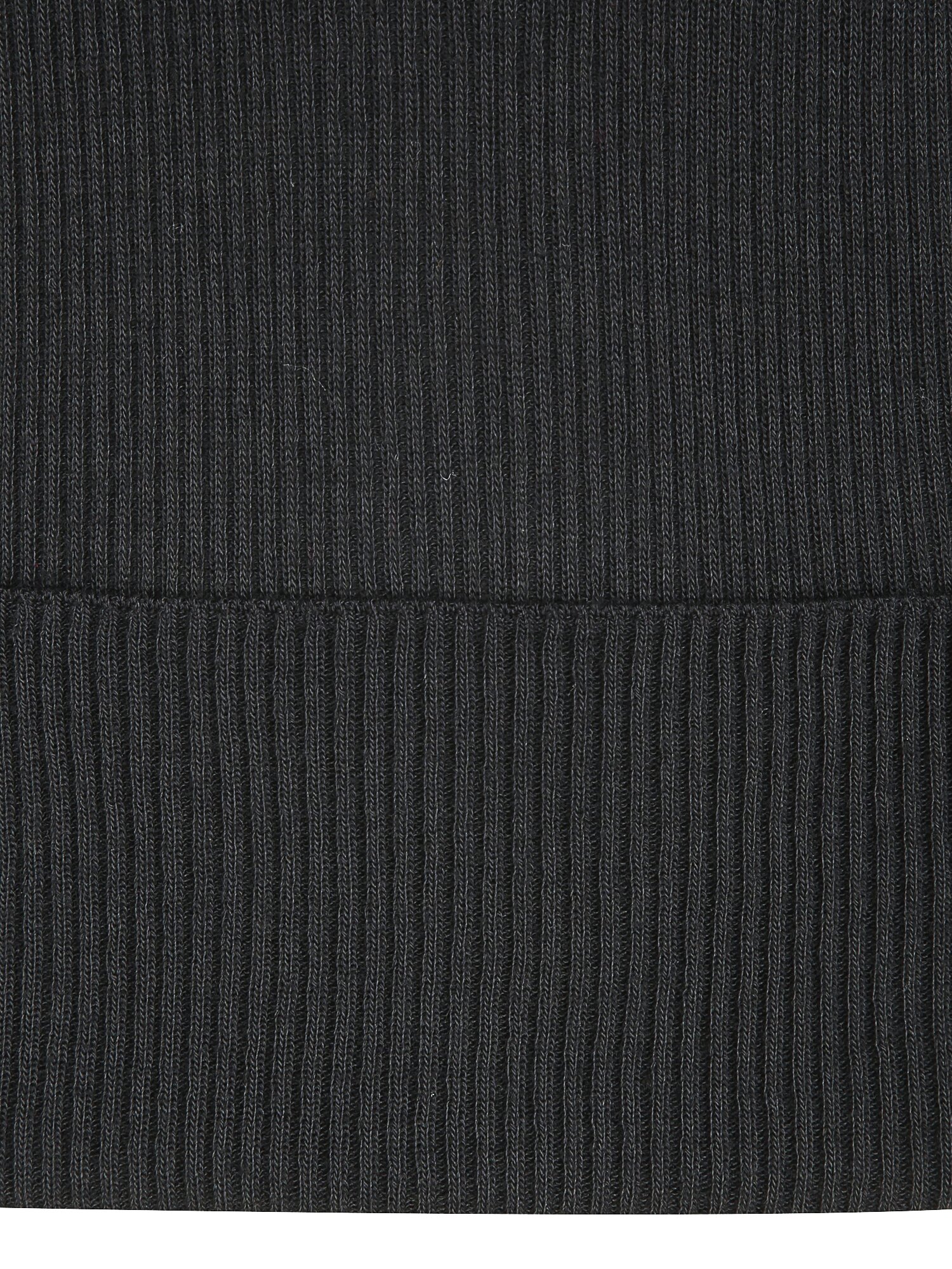 시스루 배색 하프넥 풀오버 니트 (DARK GREY)