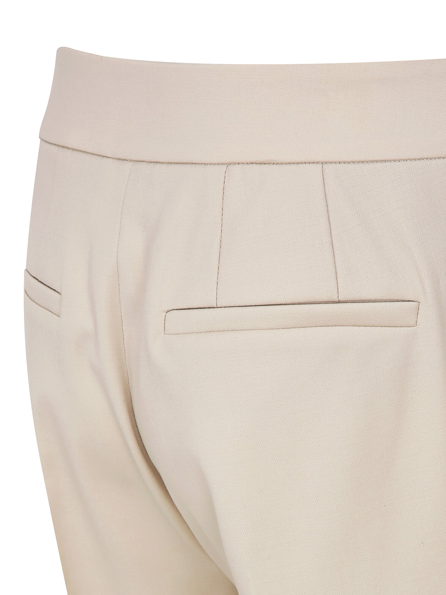 울 스판 세미 부츠컷 팬츠 (BEIGE)