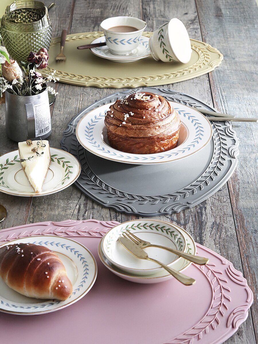 시라쿠스 로렐 실리콘 테이블 식탁 매트 8color