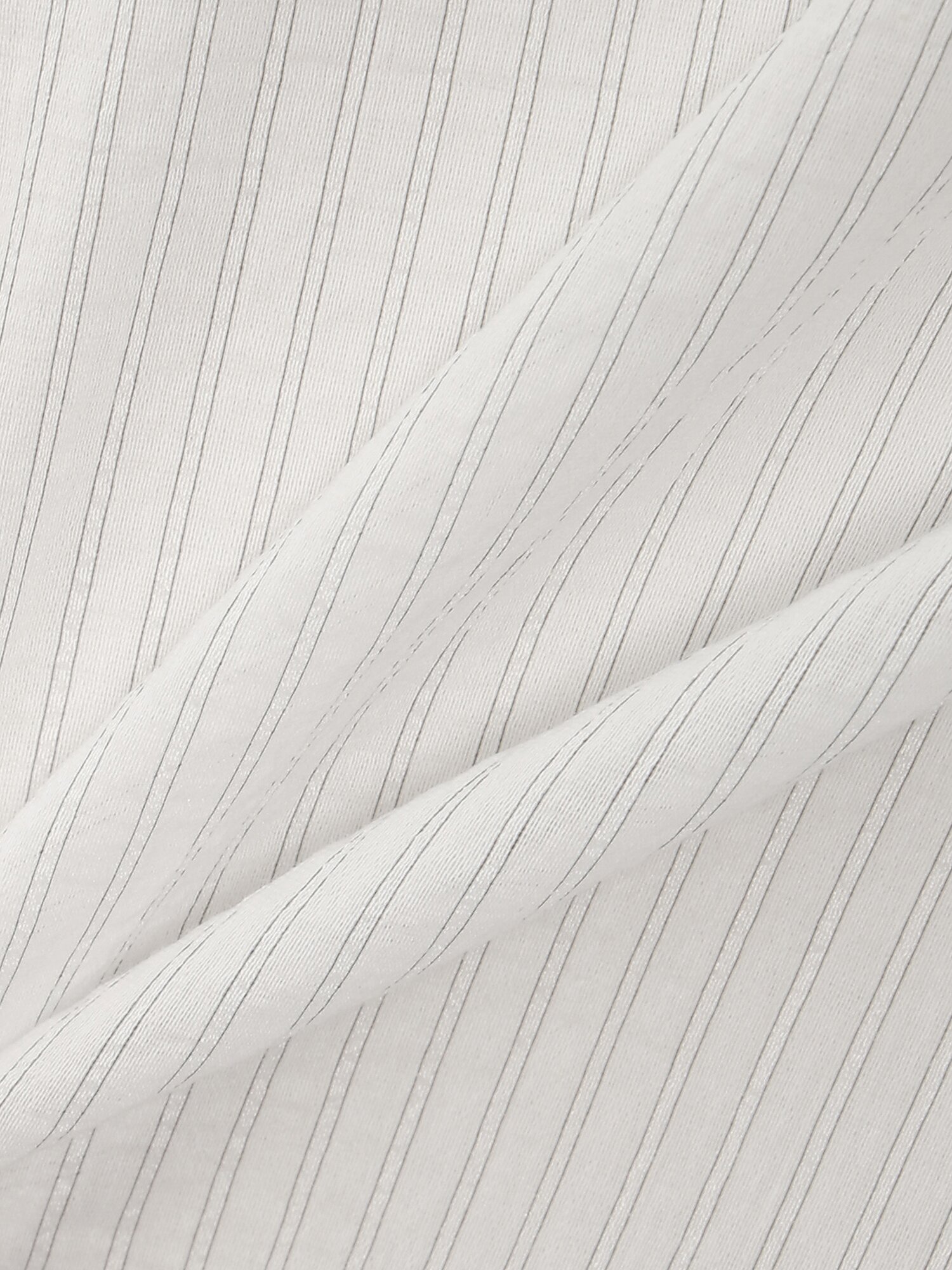 시스루 스트라이프 블라우스 (WHITE)