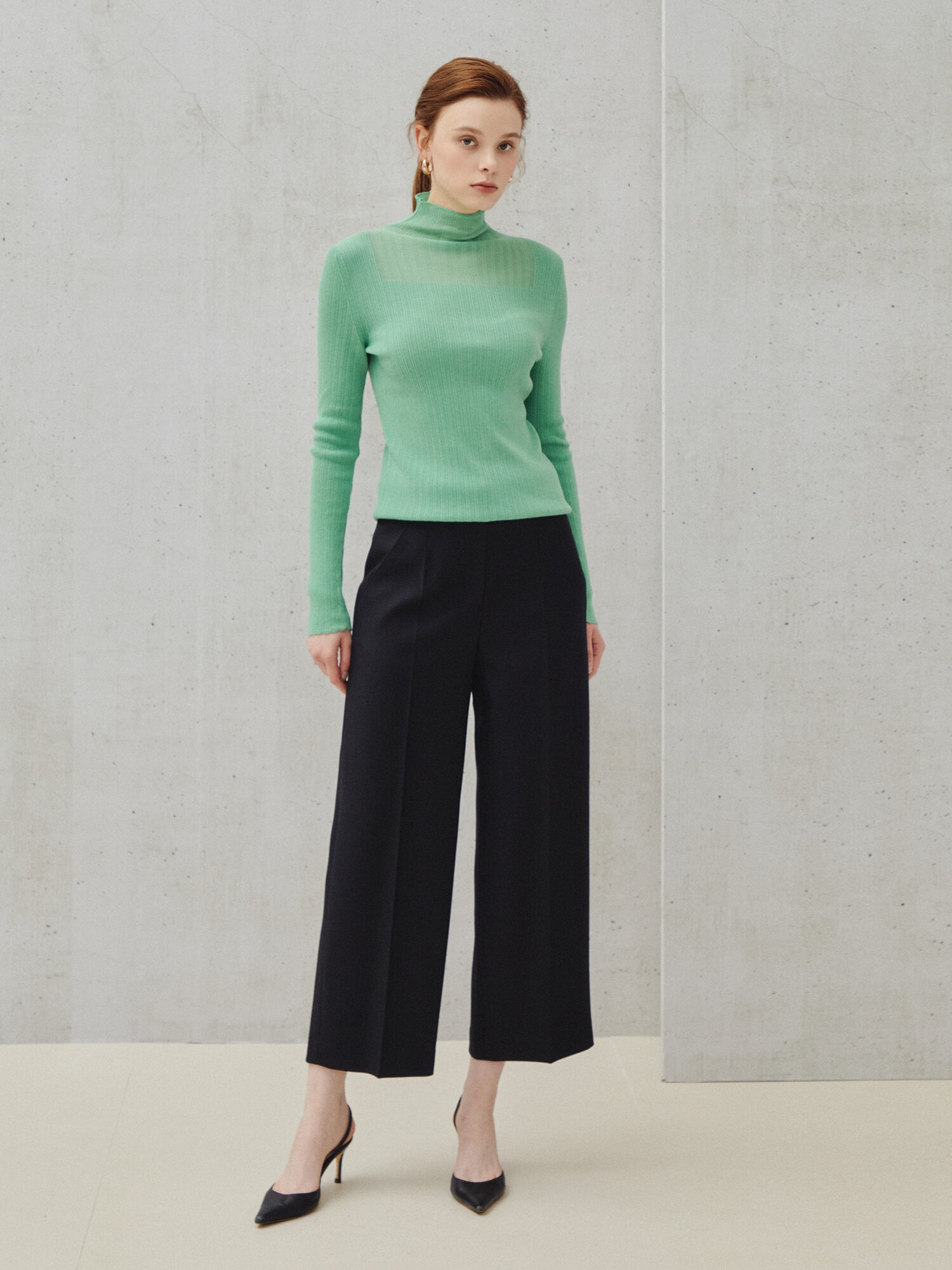 데일리 밸런스 슬랙스 팬츠 (NAVY)