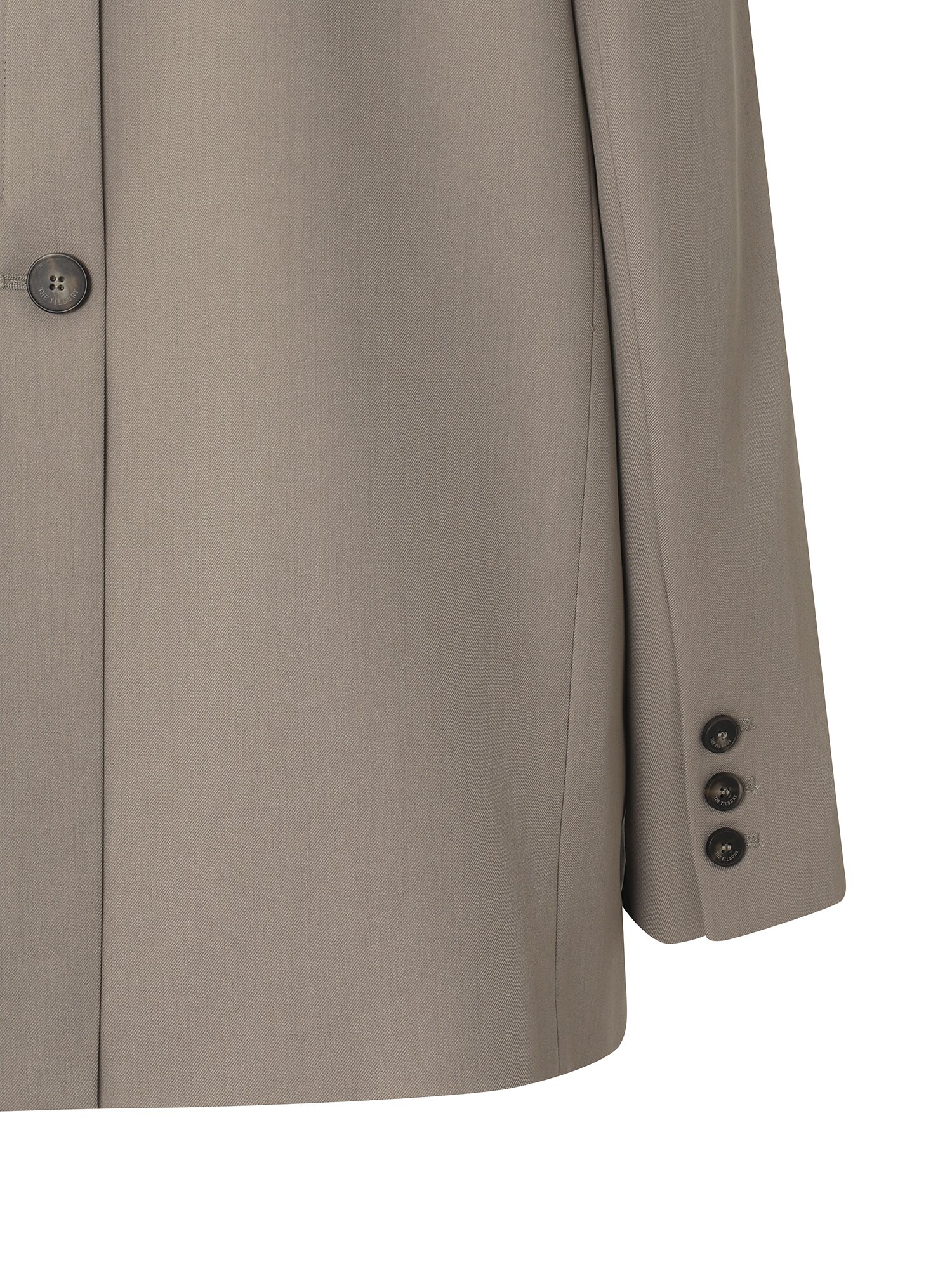 백 슬릿 투버튼 싱글 재킷 (BEIGE)