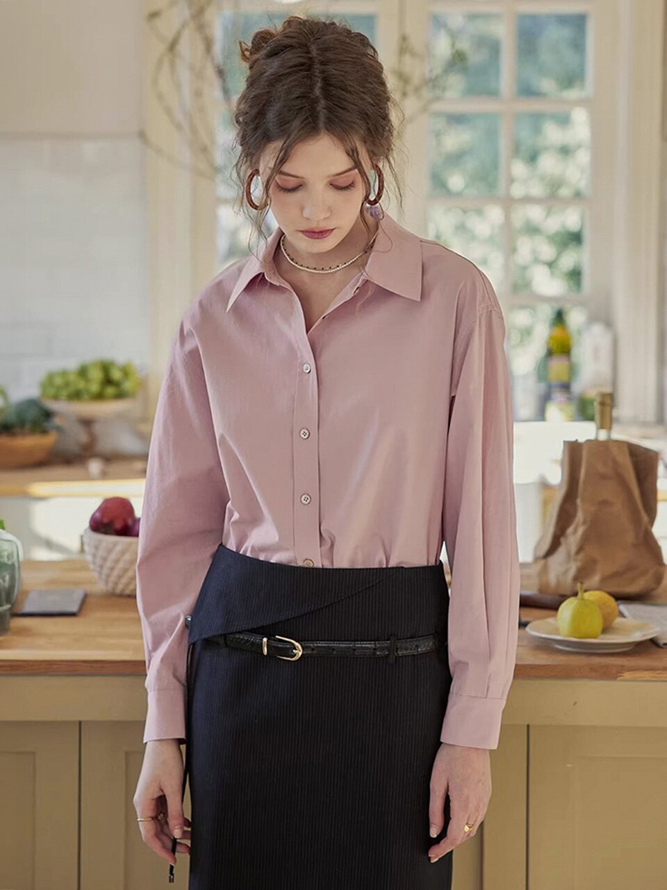 5/8 예약배송_PM_Basic cotton shirt_4color