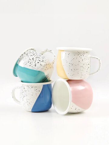 아르딘 에센셜 법랑 머그잔 물 컵 (4color)