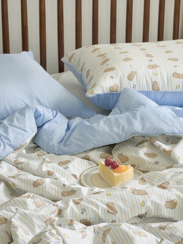 슬립모먼트 슈가팝베어 알러지케어 차렵이불