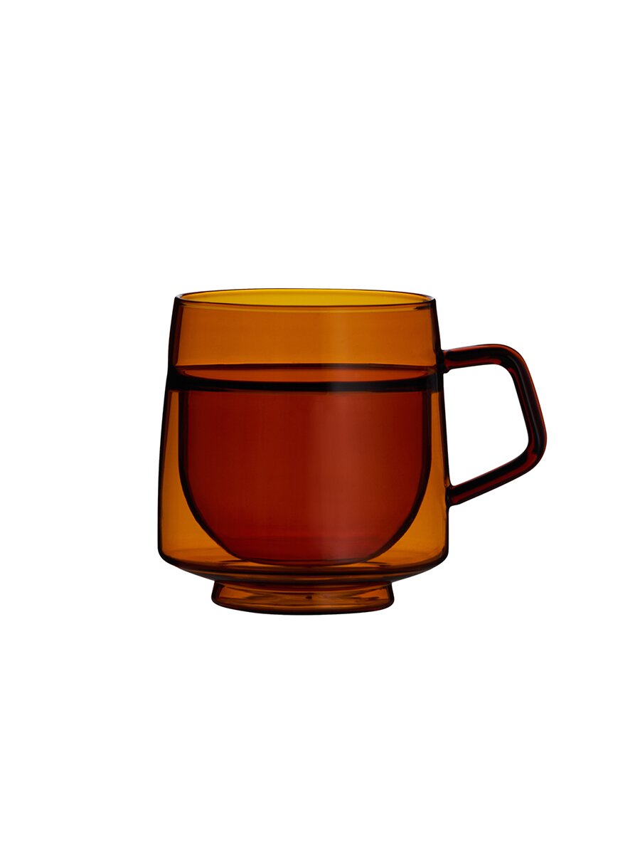 헤리터 가야 머그 스탠다드 340ml 더블월 유리