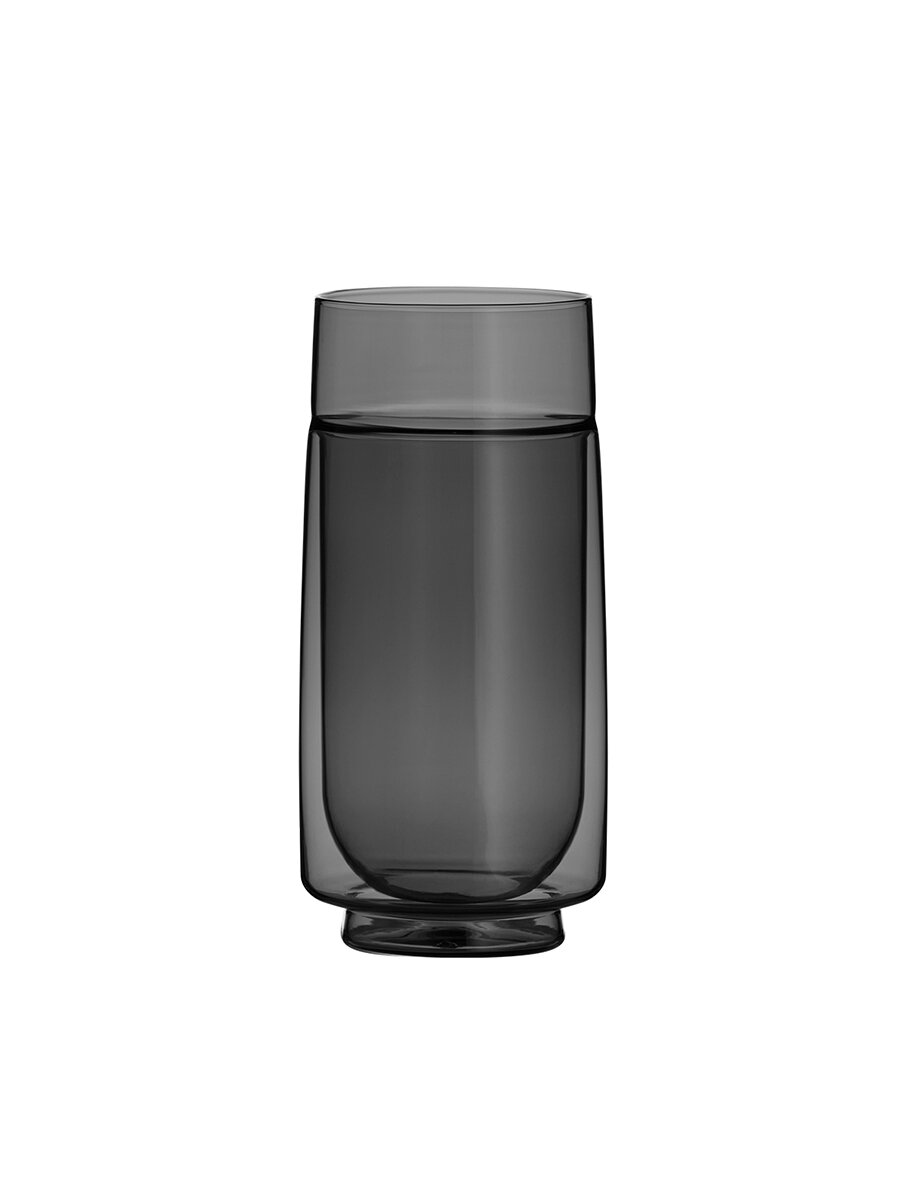 헤리터 가야글라스 라지 550ml 더블월 카페 유리 컵