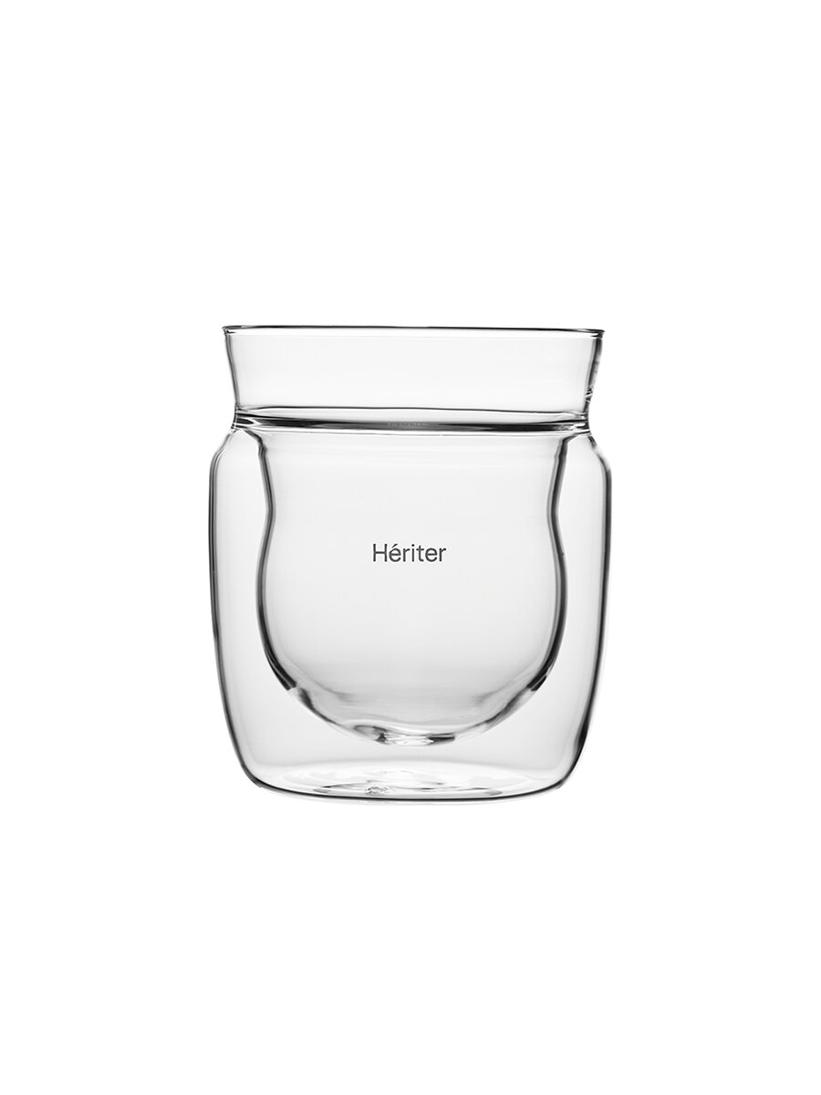 헤리터 준 글라스 270ml 더블월 유리 컵