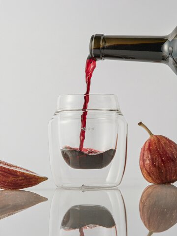 헤리터 준 글라스 270ml 더블월 유리 컵