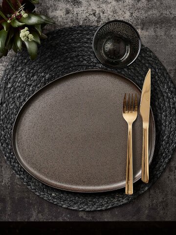 아이다 로우 오가닉 디너 접시 29cm 스테이크 브런치 플레이트