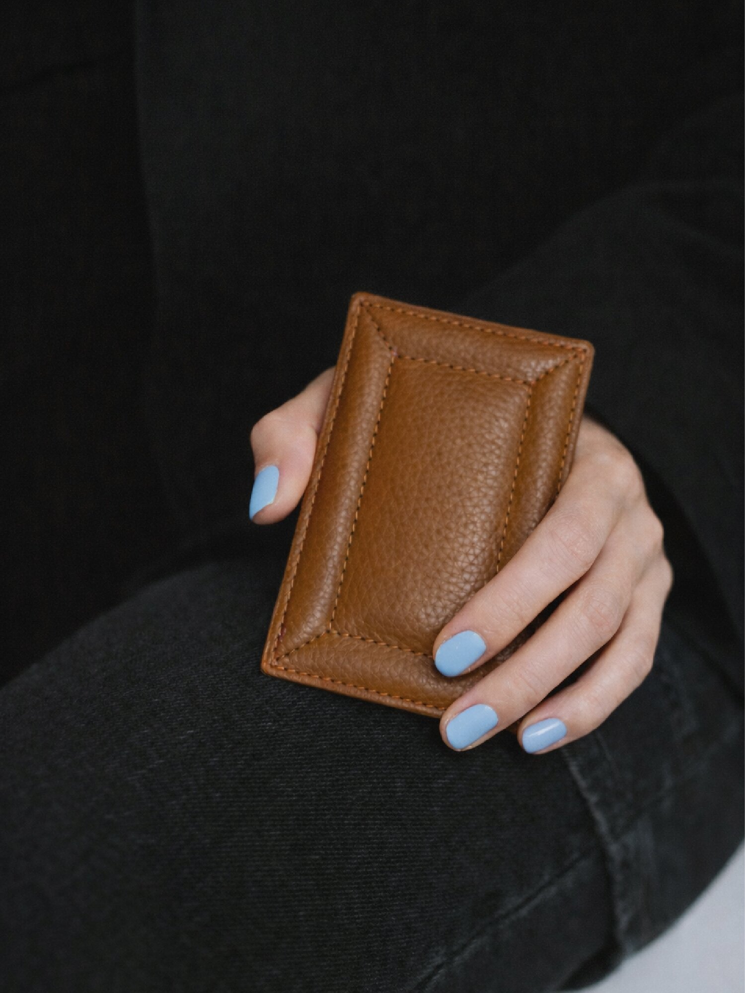 [  RAMME WALLET | Milk brown ] 라메월렛