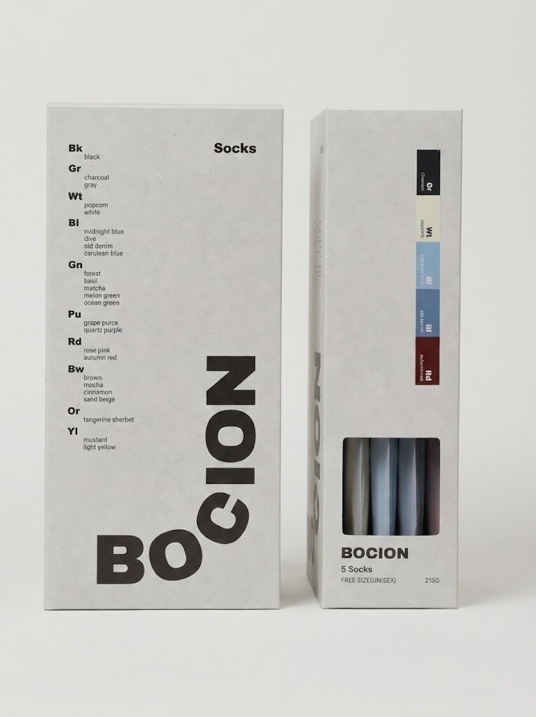 5 Color Set no.02 - 5종 컬러양말 세트 02