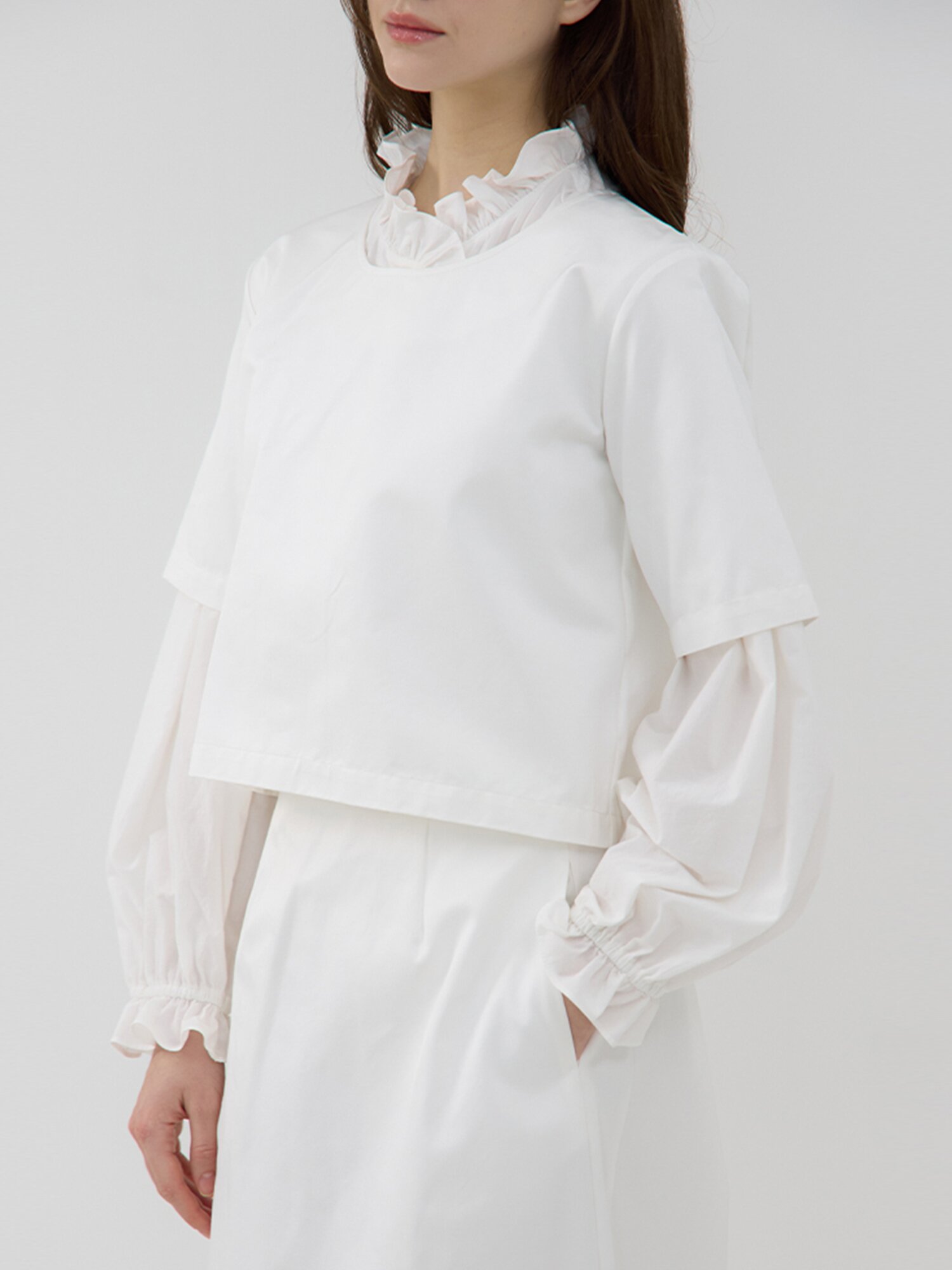 Tokata Crop Top - White
