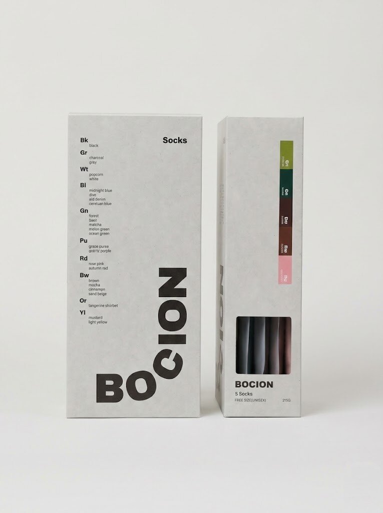 5 Color Set no.03 - 5종 컬러양말 세트 03