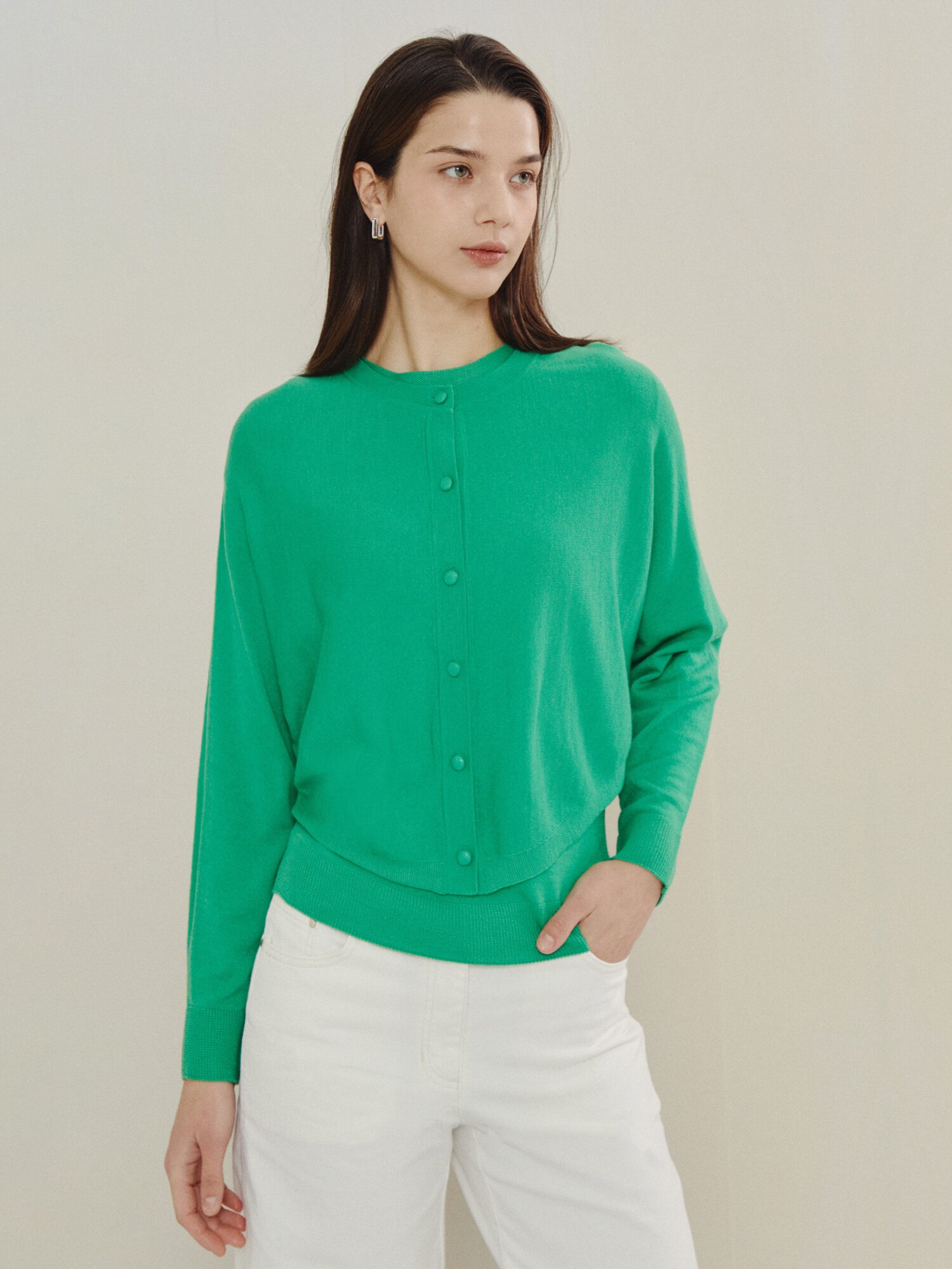 울 인사이드 풀오버 (GREEN)