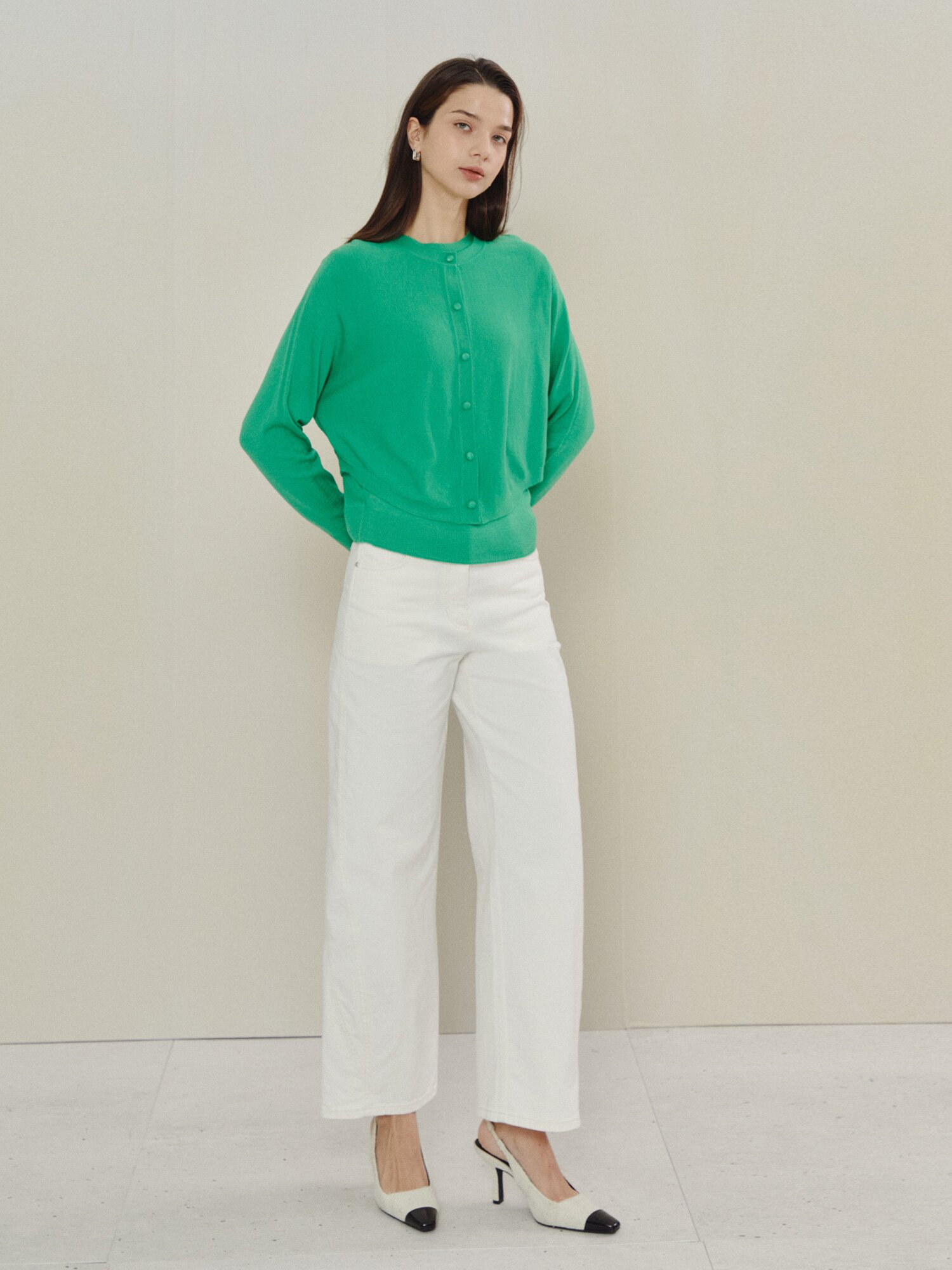 울 인사이드 풀오버 (GREEN)