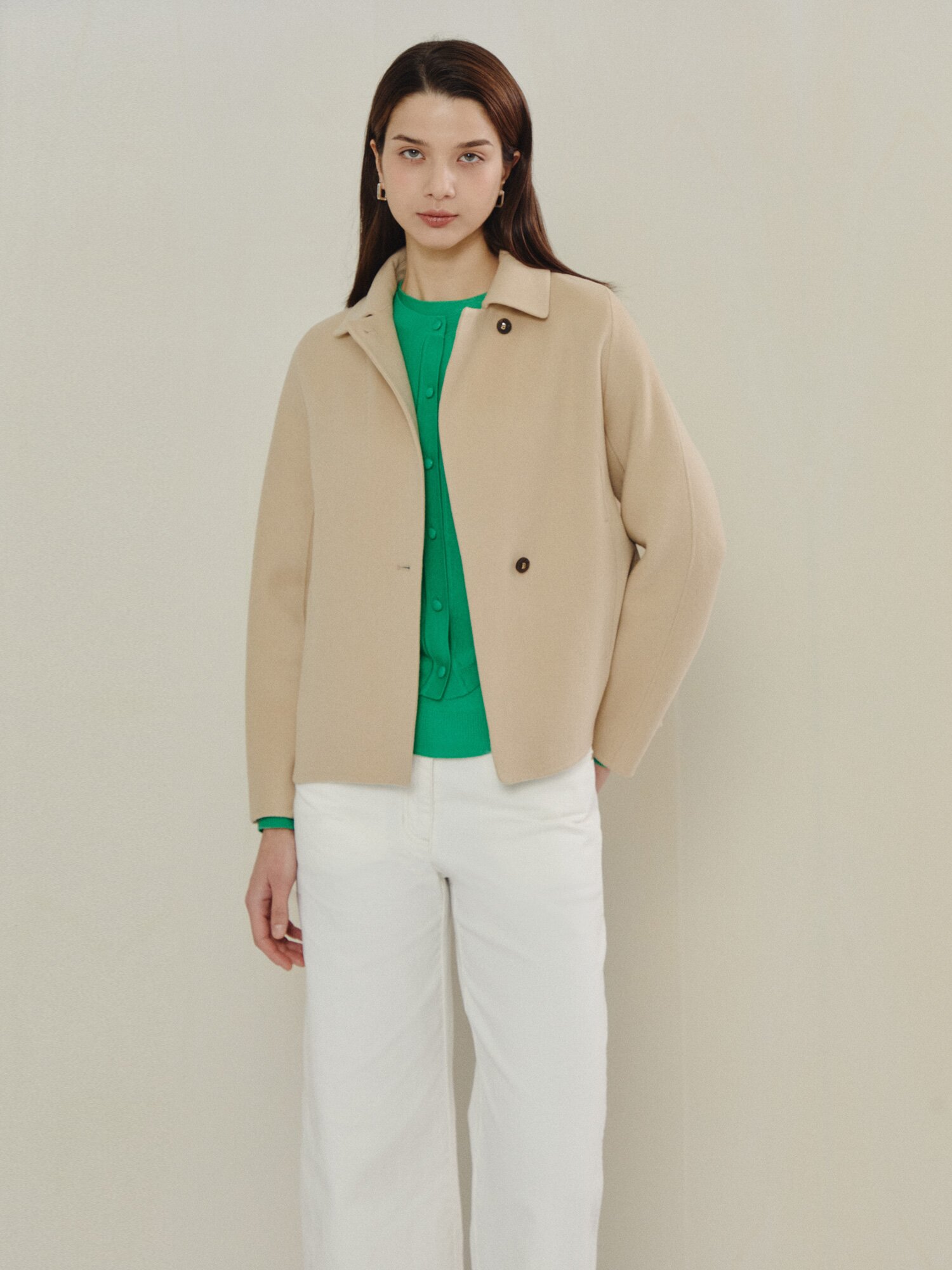 울 인사이드 풀오버 (GREEN)