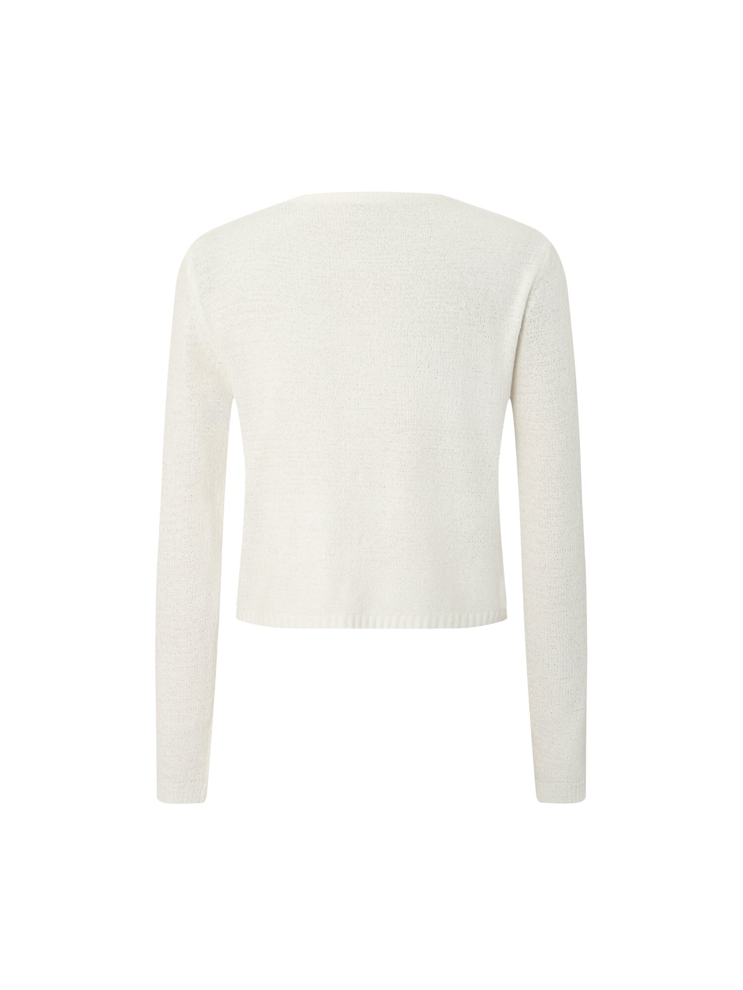 라운드넥 뷔스티에 풀오버 니트 (WHITE)
