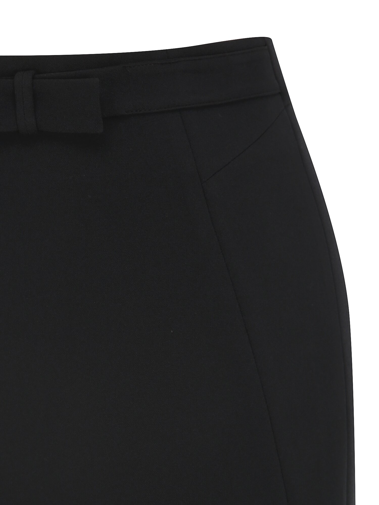 벨트 장식 펜슬 스커트 (BLACK)