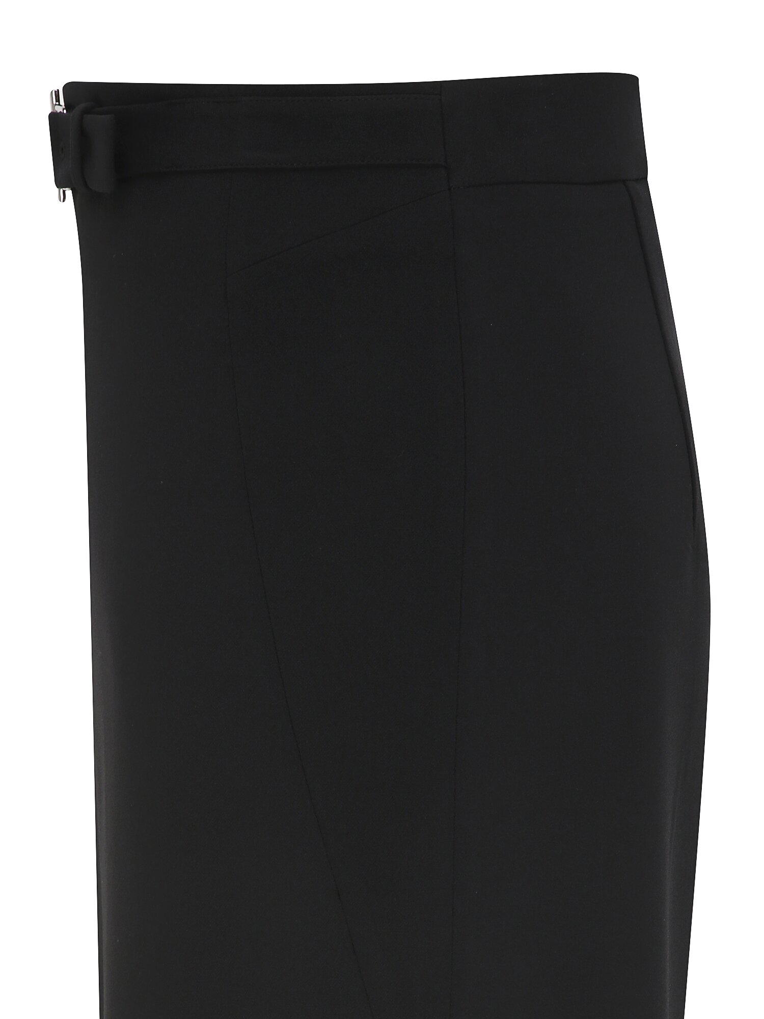 벨트 장식 펜슬 스커트 (BLACK)
