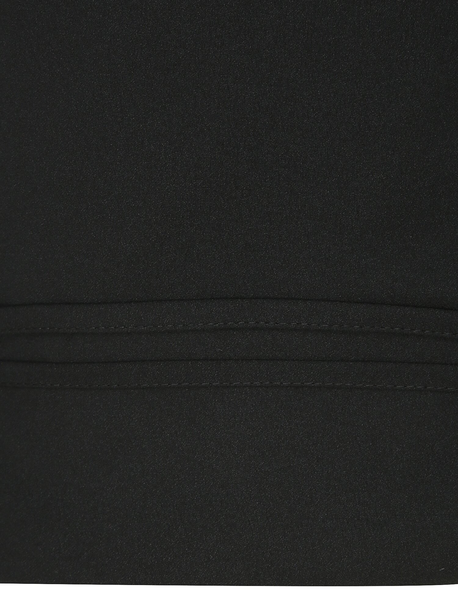 드레이프 브이넥 랩 블라우스 (BLACK)