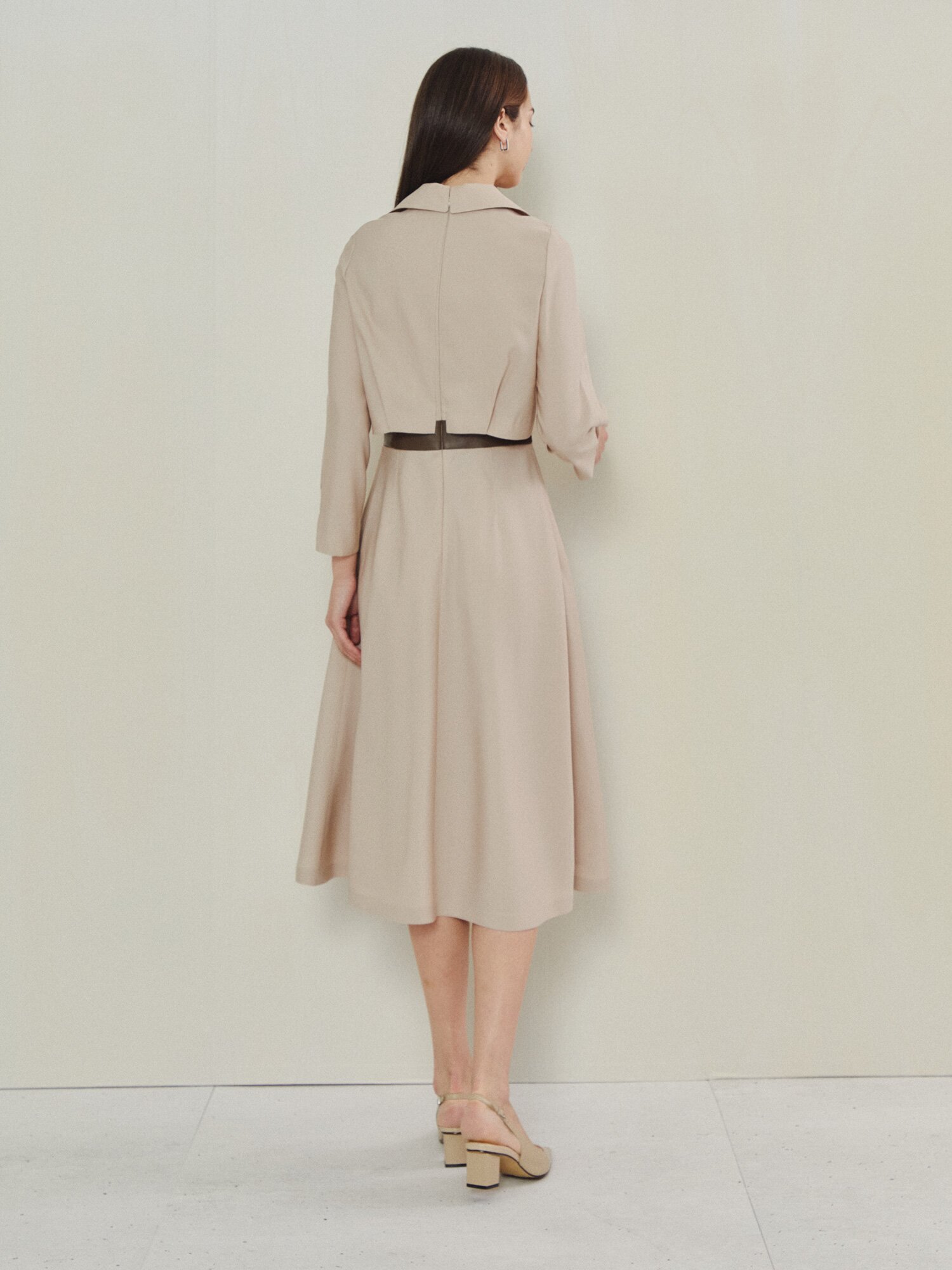 시그니처 재킷 실루엣 원피스 (LIGHT PINK)