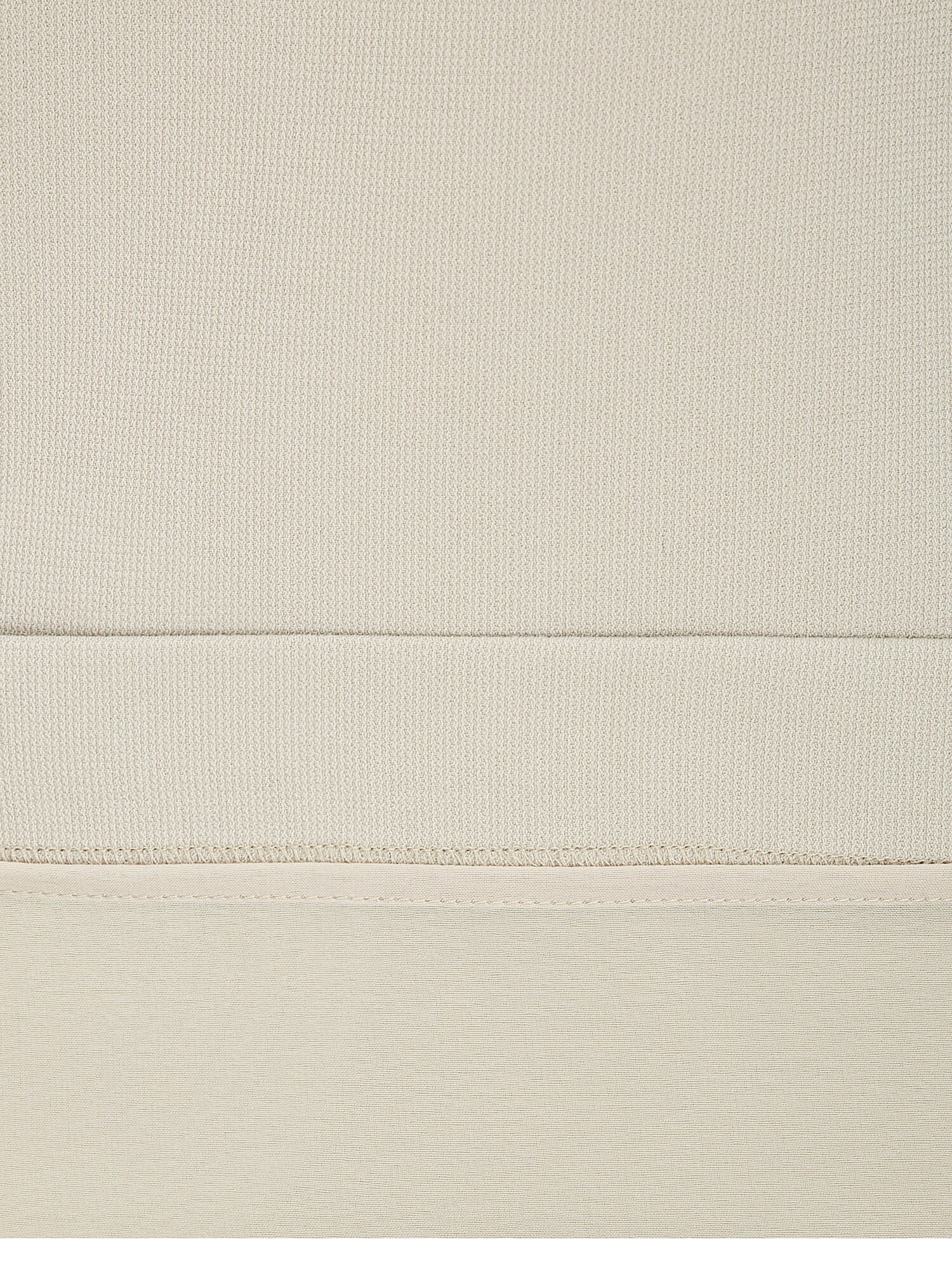 로고 장식 백 밴딩 A라인 스커트 (BEIGE)