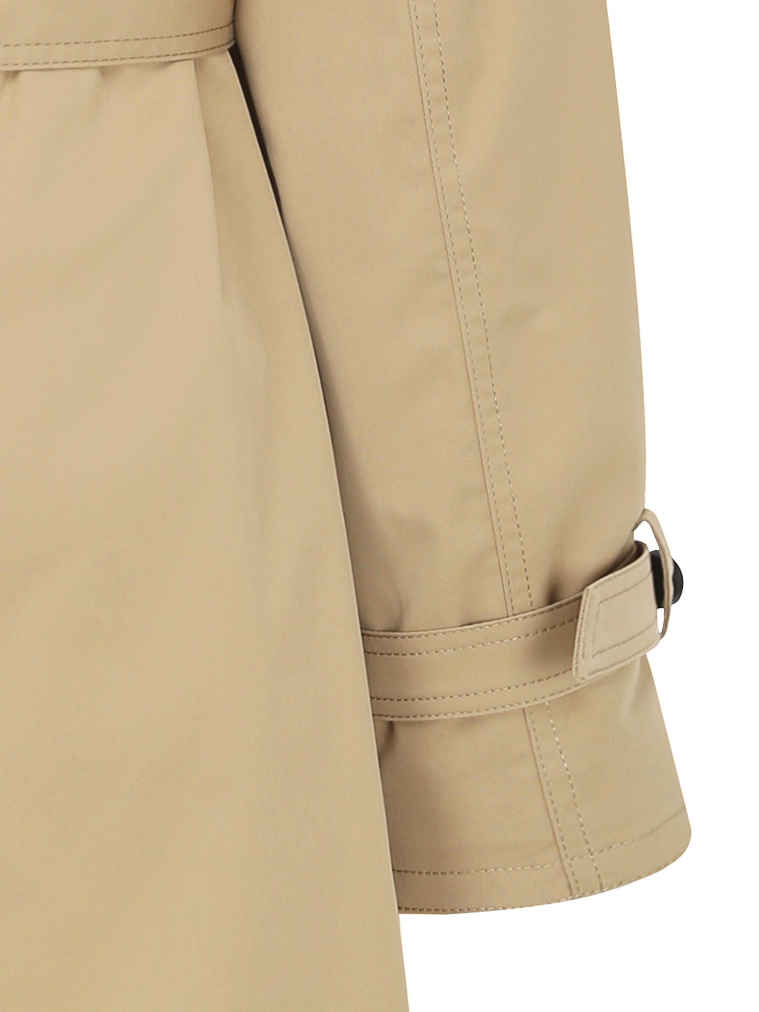 루즈핏 더블 원버튼 트렌치 코트 (BEIGE)