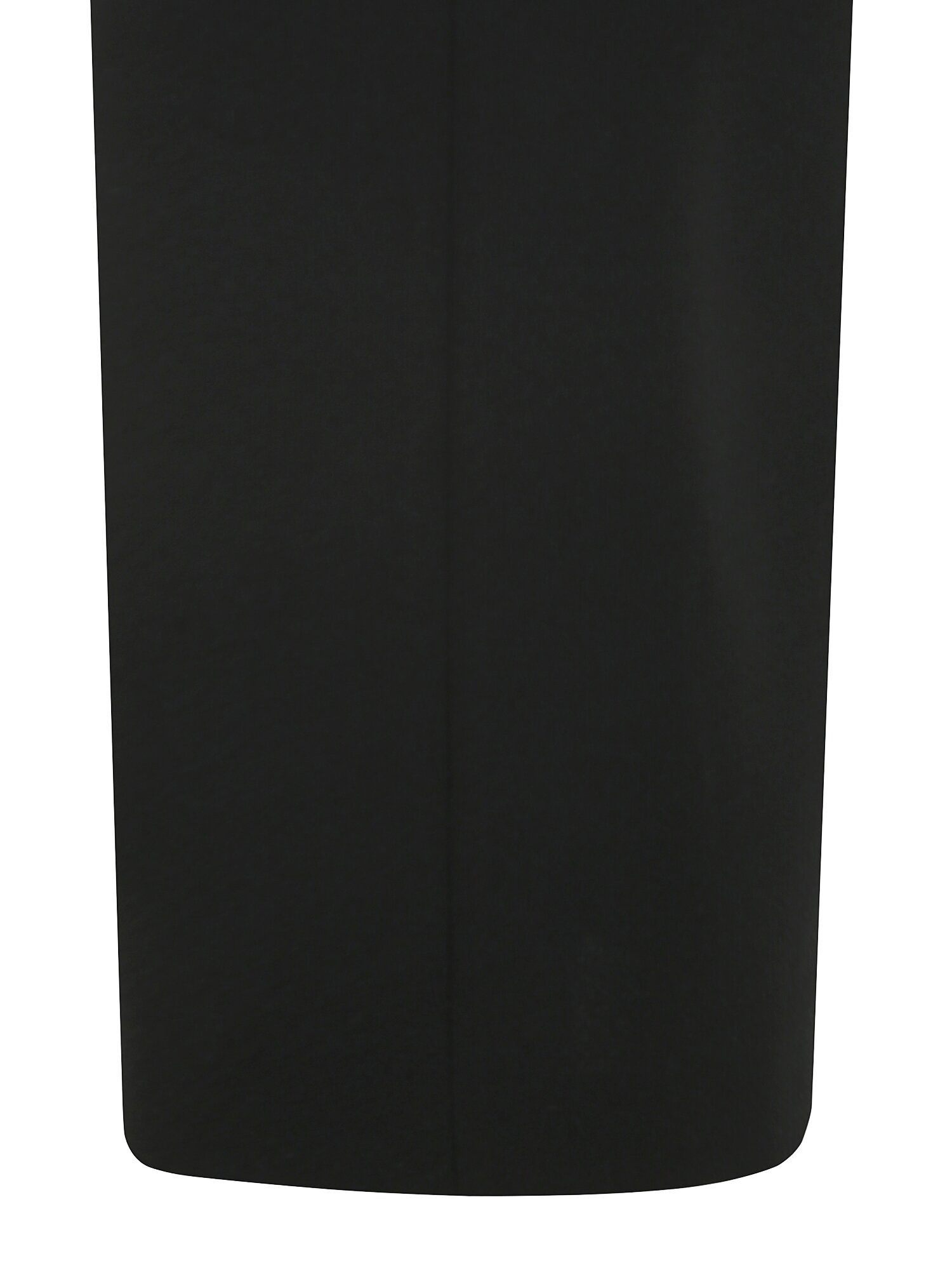 탭 장식 백 밴딩 부츠컷 팬츠 (BLACK)