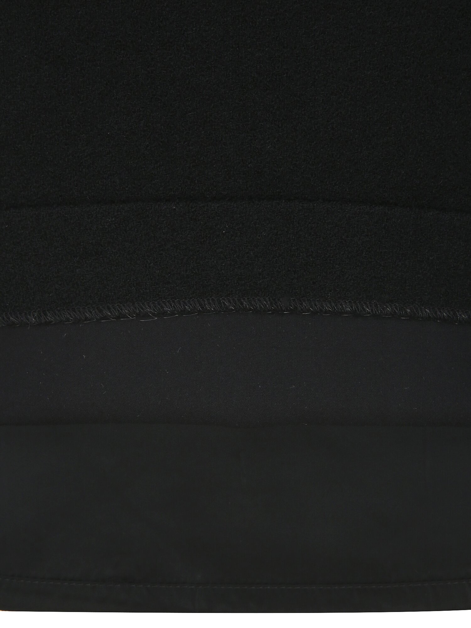 버튼 장식 H라인 스커트 (BLACK)