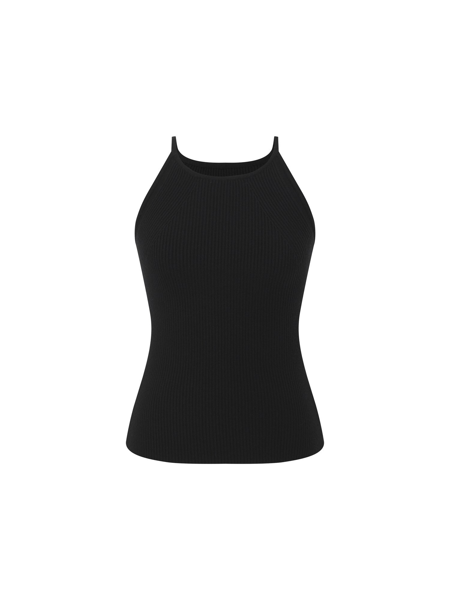 골지 레이어드 니트 카디건 (BLACK)